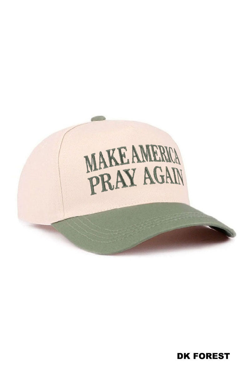 Make America pray again hat
