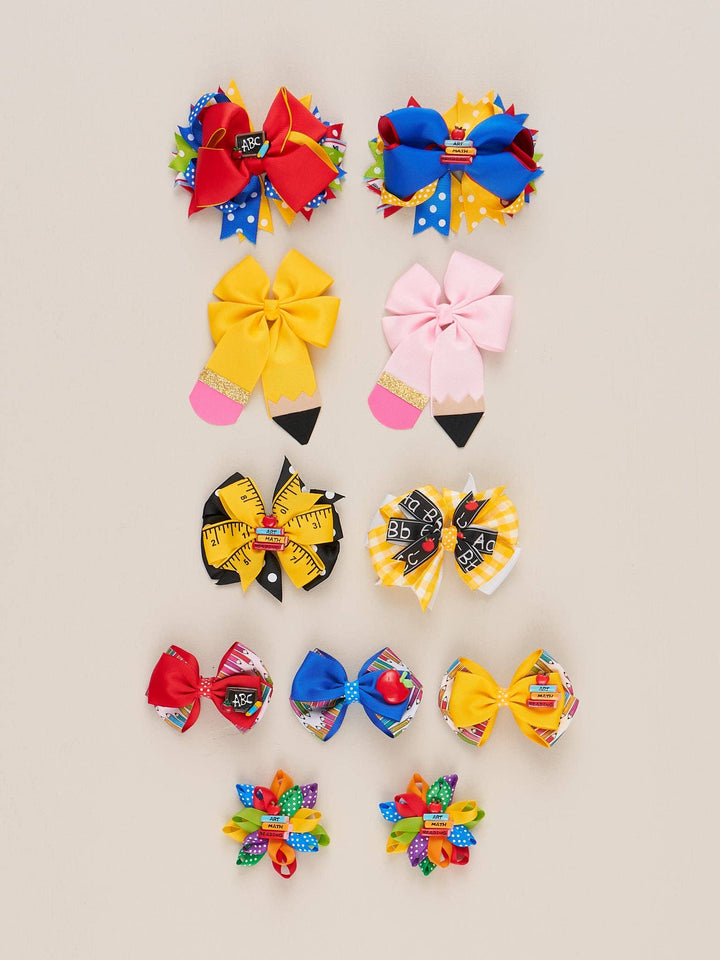 Red Class in Session Ribbon Bow