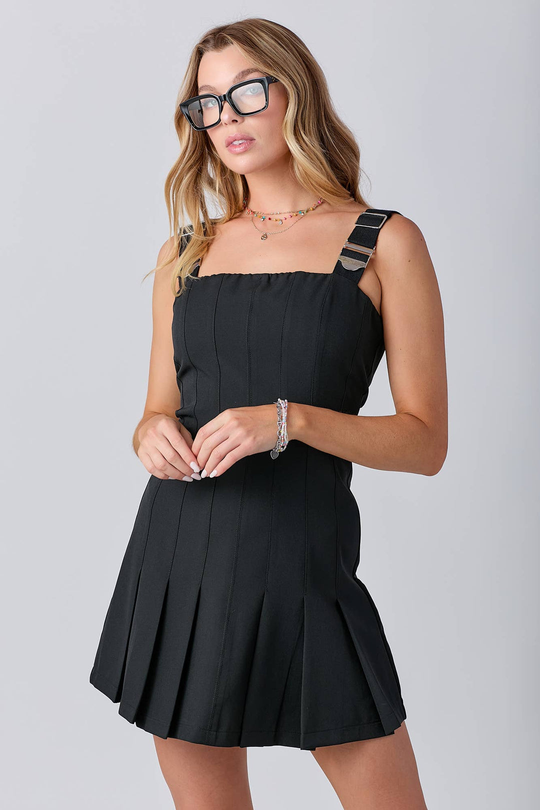 Gameday Pleats Mini Dress