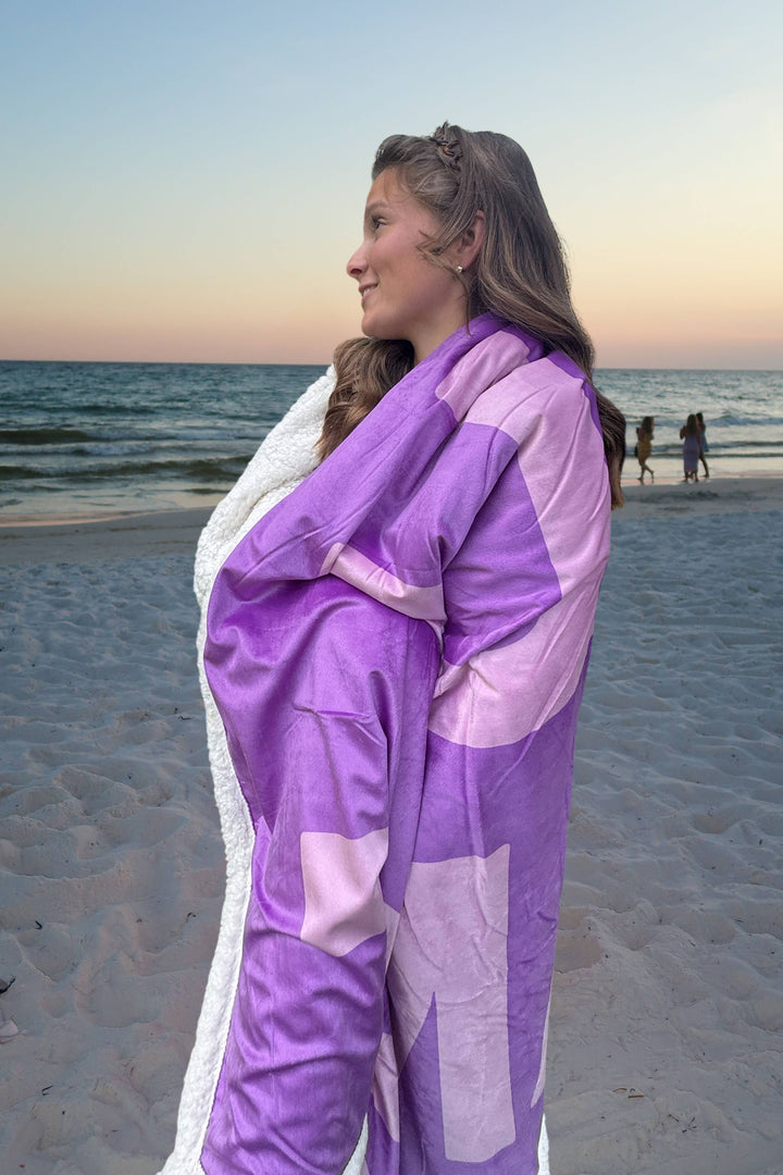 LULU MAC BLANKET PURPLE