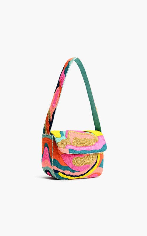 America &amp; Beyond - Daphne Embellished Shoulder Bag