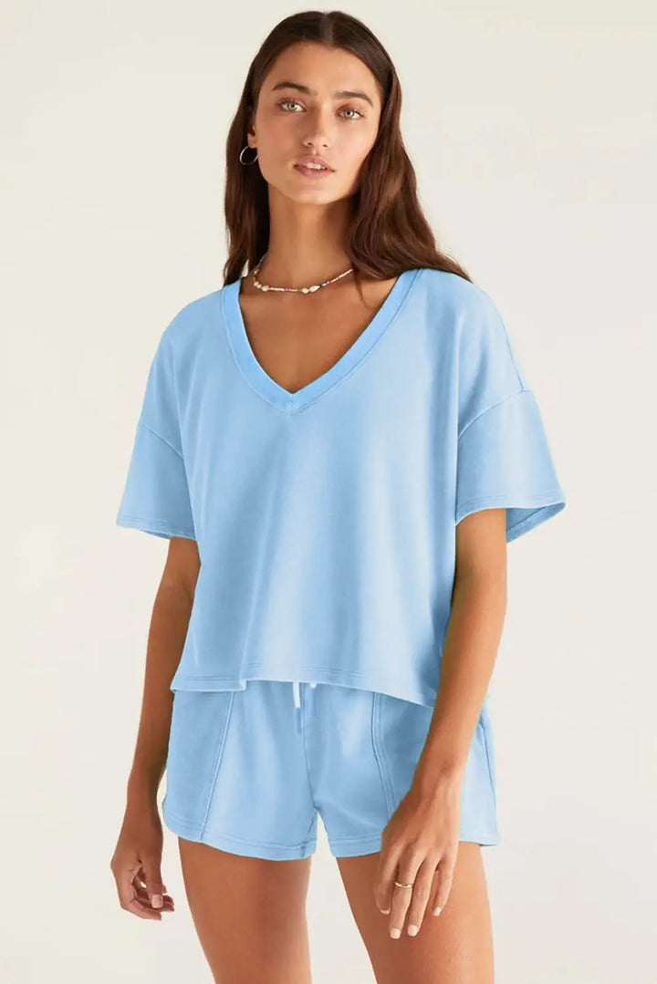 Two Pc Shorts Set