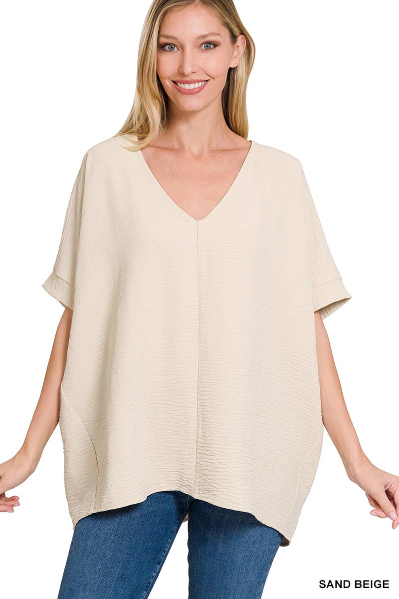 42POPS - Airflow Dolman Short Sleeve Top SI-24277