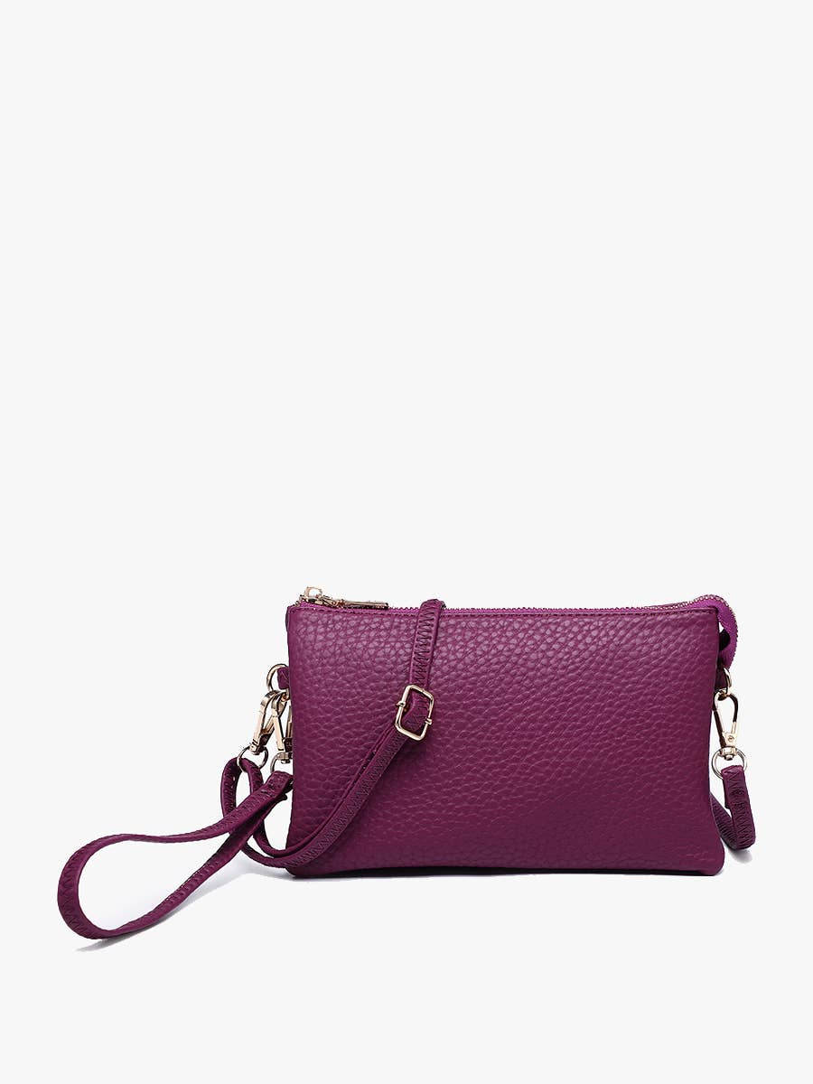 Jen &amp; Co. - Riley Monogrammable 3 Compartment Crossbody/Wristlet | M013