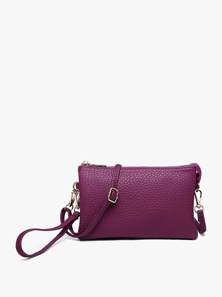 Jen &amp; Co. - Riley Monogrammable 3 Compartment Crossbody/Wristlet | M013