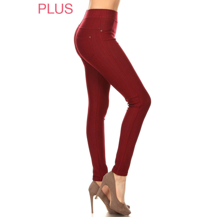 Leggings Depot - Plus Size Jeggings (1X2X)