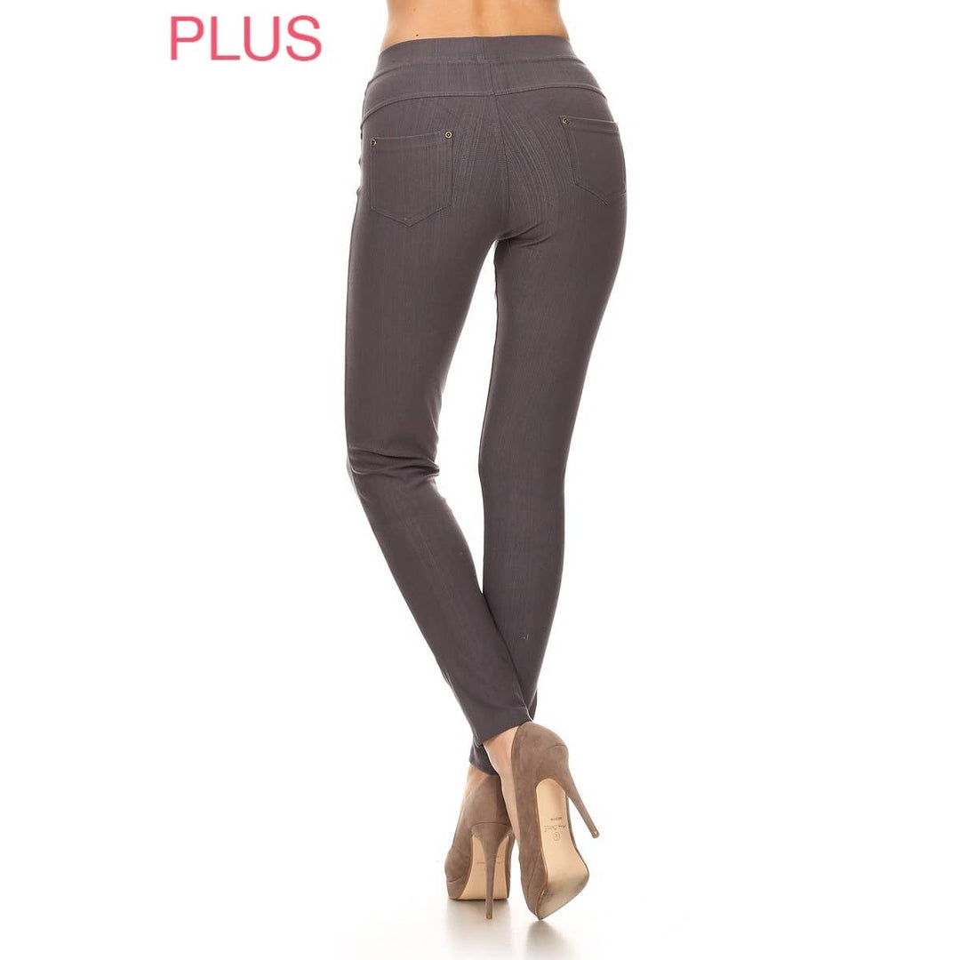Leggings Depot - Plus Size Jeggings (1X2X)
