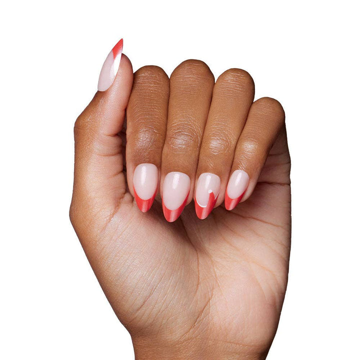 Glamnetic - Mrs. Claus Press-On Nails | Short Almond | Christmas Holiday
