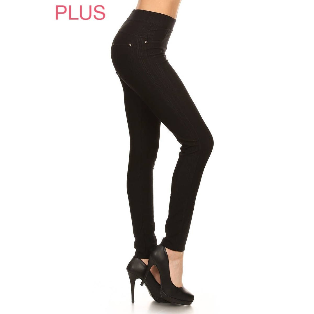 Leggings Depot - Plus Size Jeggings (2X3X)
