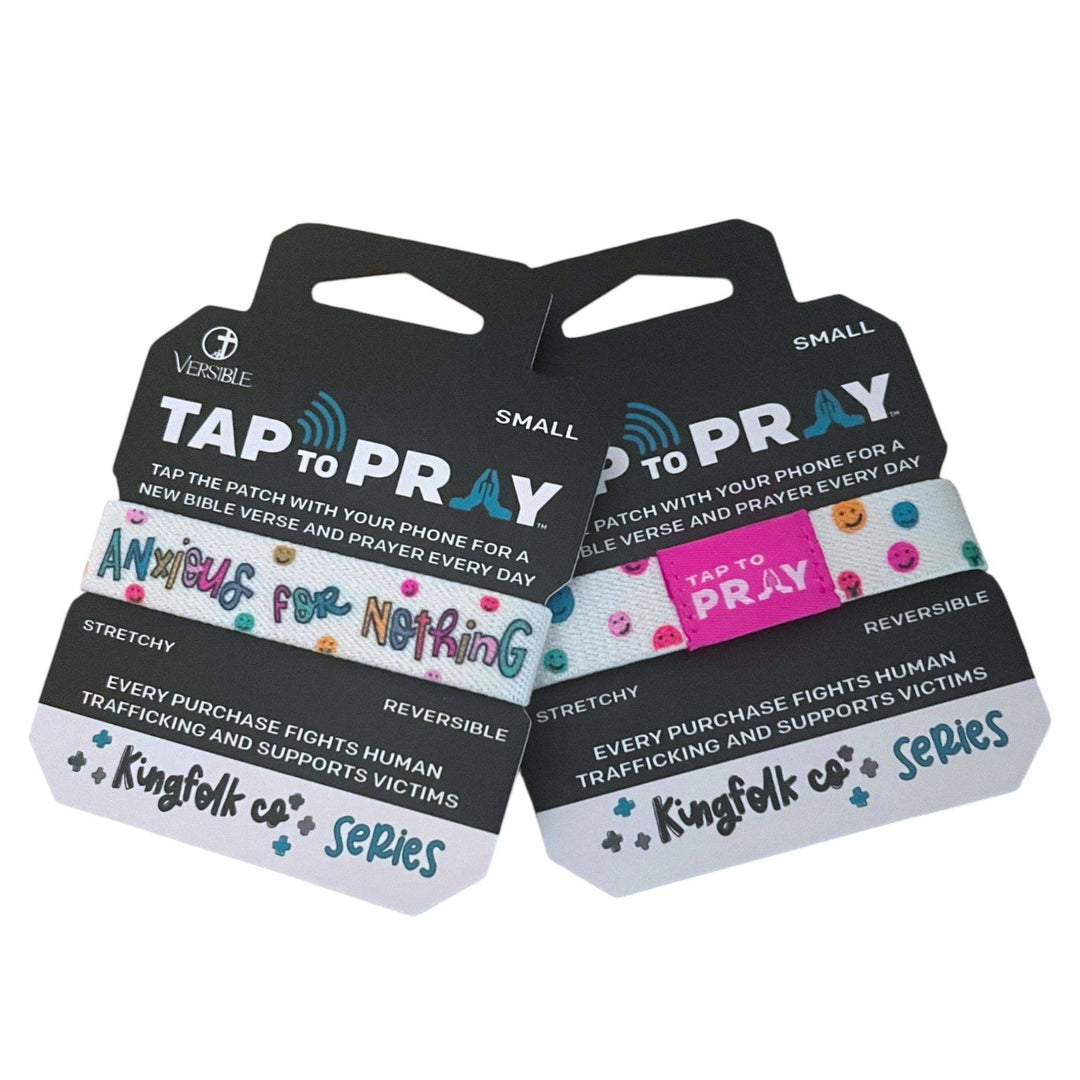 Versible - Tap To Pray® Kingfolk Series Wristband – Anxious For Nothing