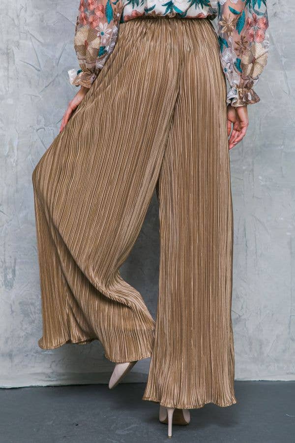 FLYING TOMATO - A pleated solid woven pant - IP8047