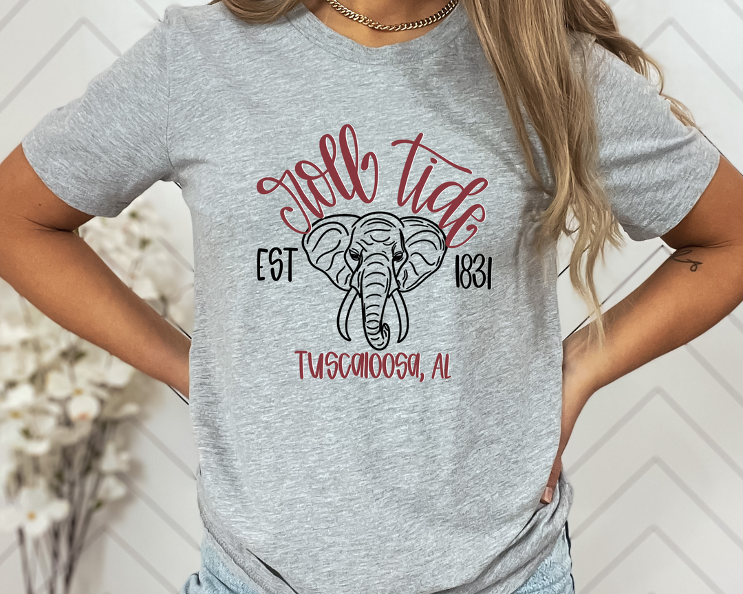 Pocketful of Prints - Alabama Roll Tide Tee
