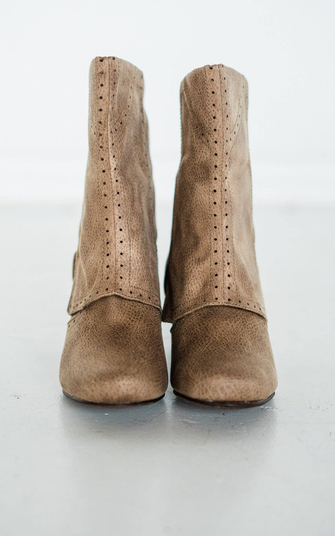 Naughty Monkey - Cowgirl Star Booties in Taupe