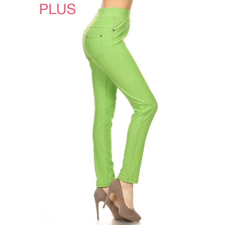 Leggings Depot - Plus Size Jeggings (1X2X)