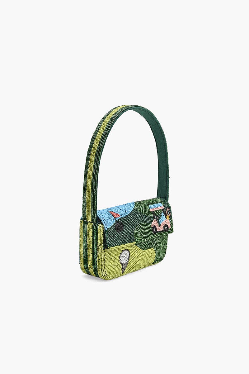 America &amp; Beyond - Golf Glimmer Shoulder Bag