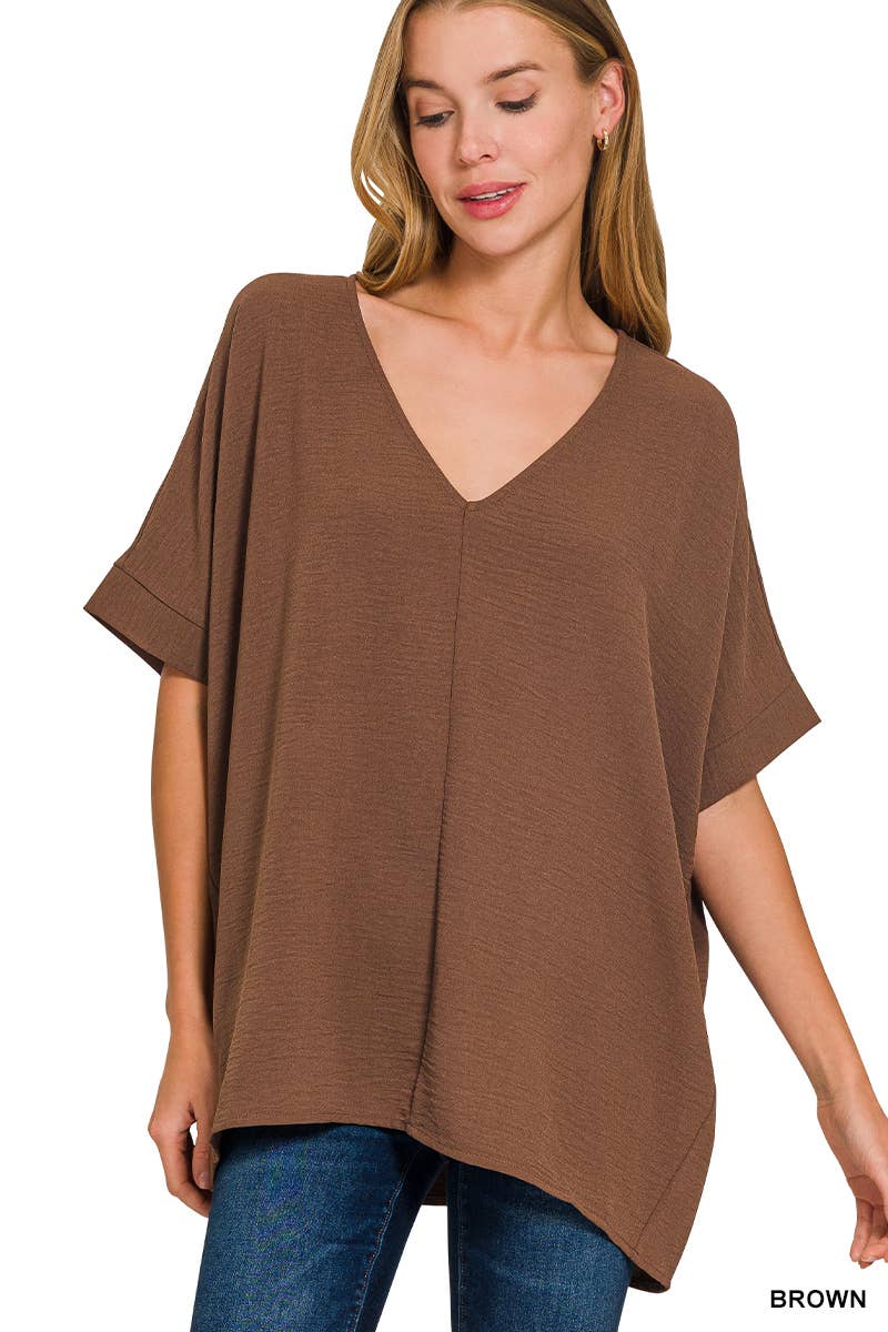 42POPS - Airflow Dolman Short Sleeve Top SI-24277