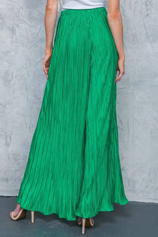 FLYING TOMATO - A pleated solid woven pant - IP8047