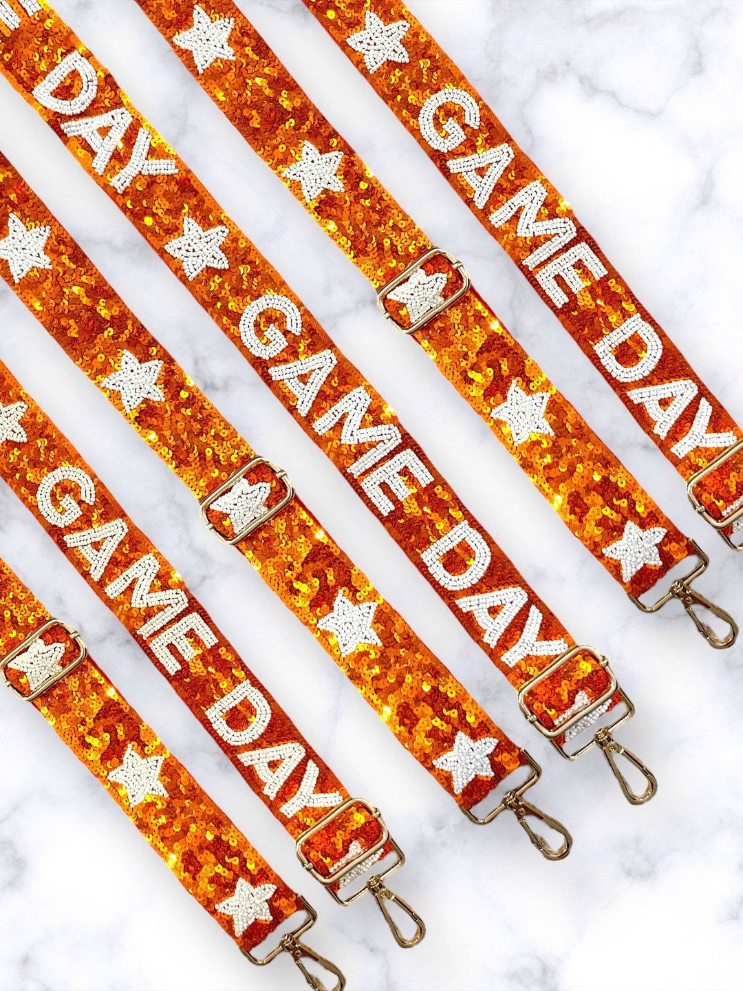 Green Game Day- Adjustable Beaded Strap |Perfect for Stadium Bags Concert -Game Day Crossbody Sports Team Football Tailgating-U MIAMI