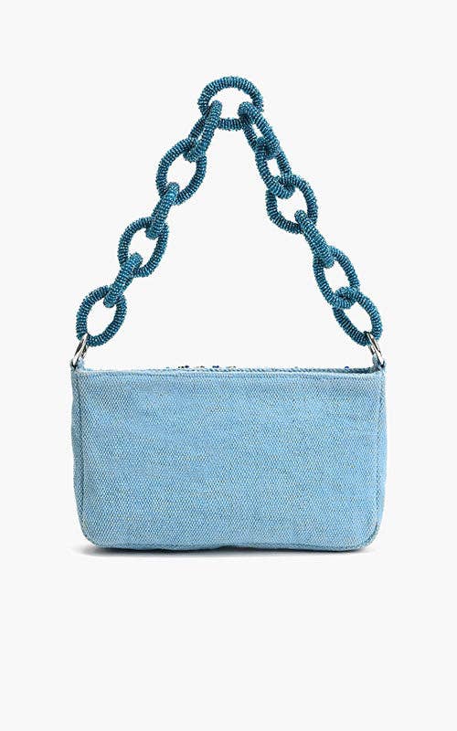 America &amp; Beyond - Blue Lagoon Glam Shoulder Bag
