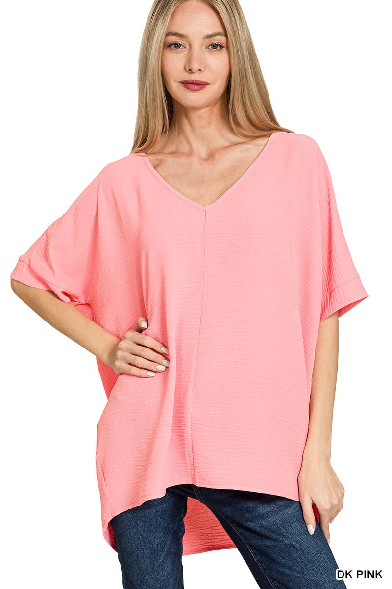 42POPS - Airflow Dolman Short Sleeve Top SI-24277