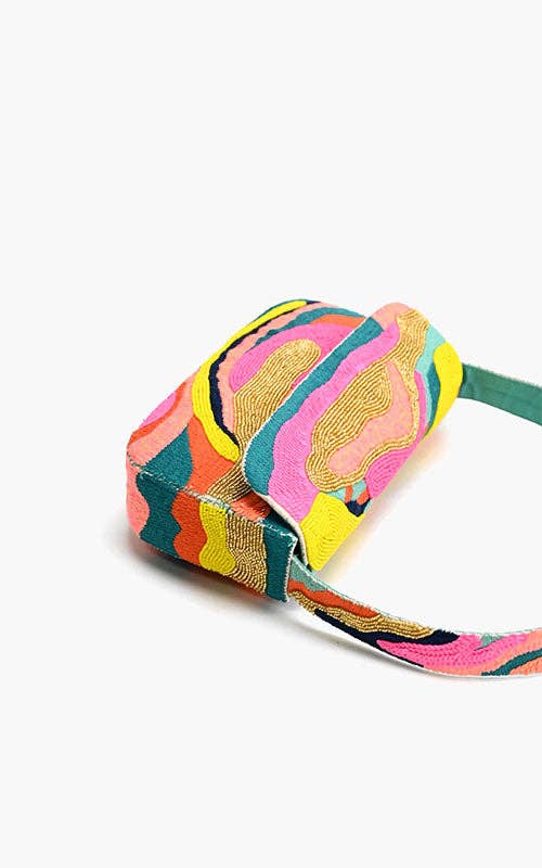 America &amp; Beyond - Daphne Embellished Shoulder Bag