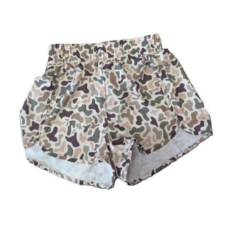 Rosa Clothing - Elasticated Camouflage Digital Print Shorts