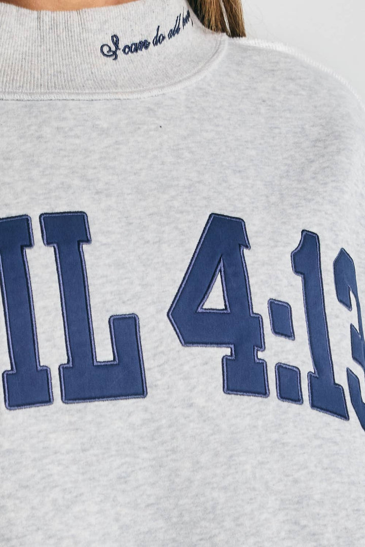 BUCKETLIST INC - IT2594E-PHIL413 | PHIL 4:13 Mock-Neck Sweatshirt