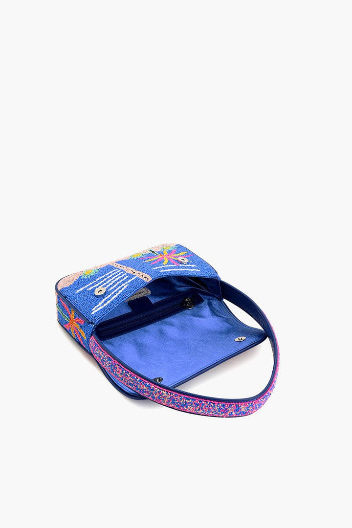 America &amp; Beyond - Tropical Sunset Beaded Shoulder Bag