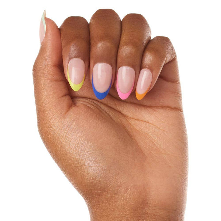Glamnetic - Sprinkles Press-On Nails | Short Almond | Bright Multicolor