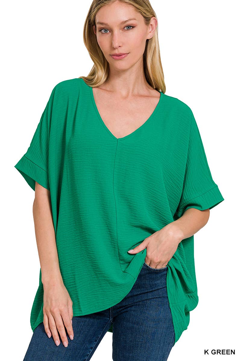 42POPS - Airflow Dolman Short Sleeve Top