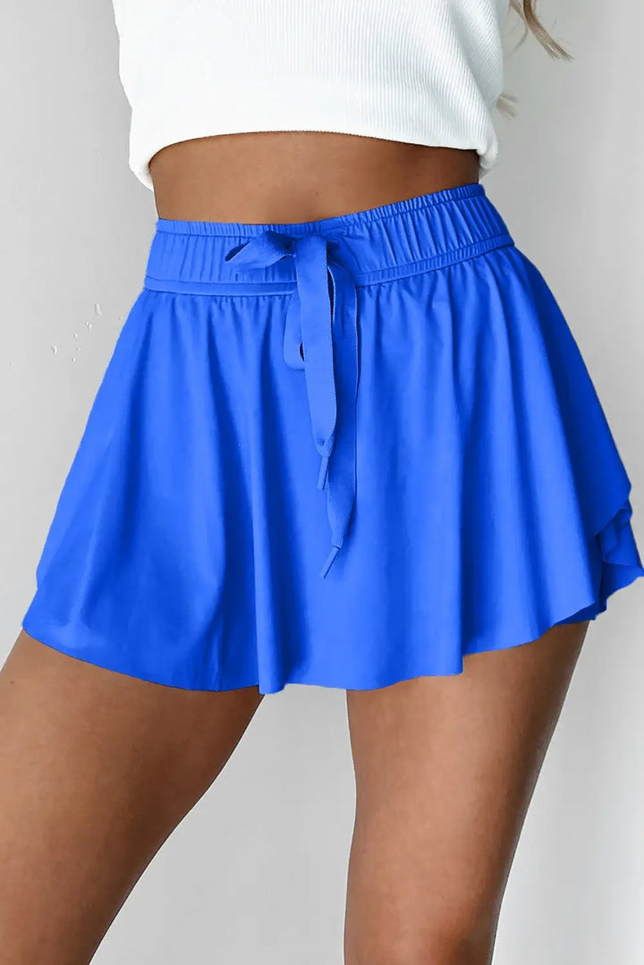 Drawstring Tennis Skorts