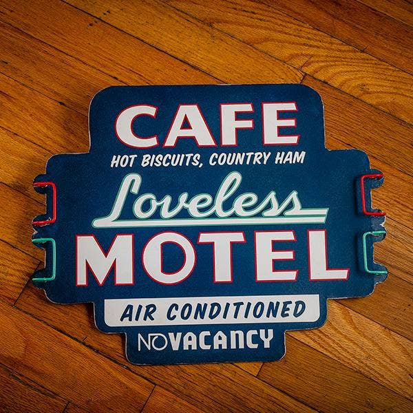 The Loveless Cafe - Tin Loveless Sign
