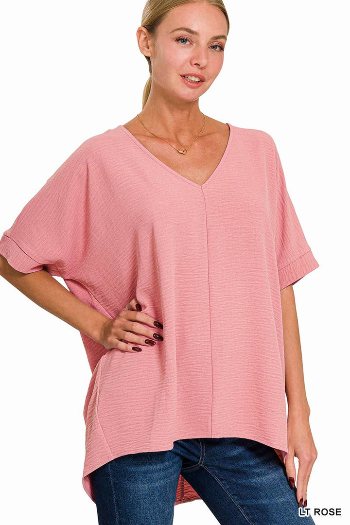 42POPS - Airflow Dolman Short Sleeve Top SI-24277