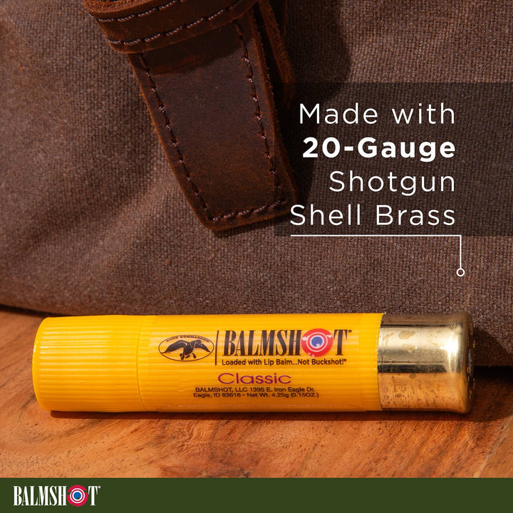 BALMSHOT Lip Balm - Shotgun Shell Lip Balm | Classic Vanilla | Duck Commander