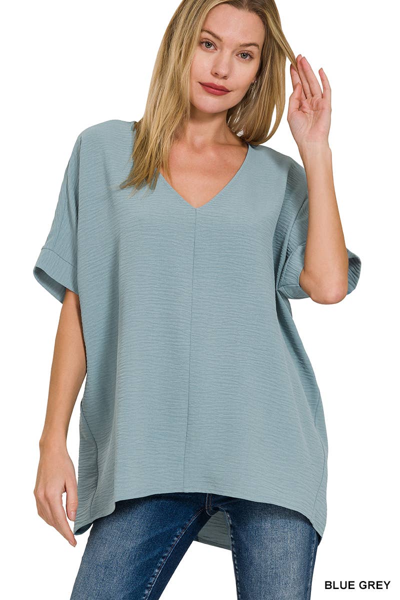42POPS - Airflow Dolman Short Sleeve Top SI-24277
