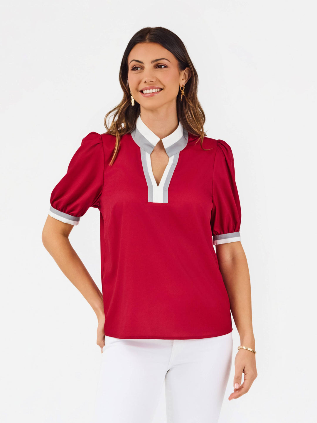 Tricia Top | Crimson + White