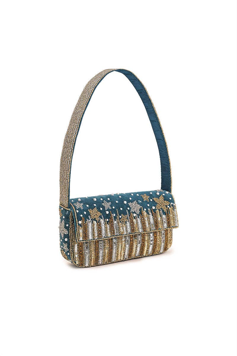 America &amp; Beyond - Star Beaded Party Shoulder Bag