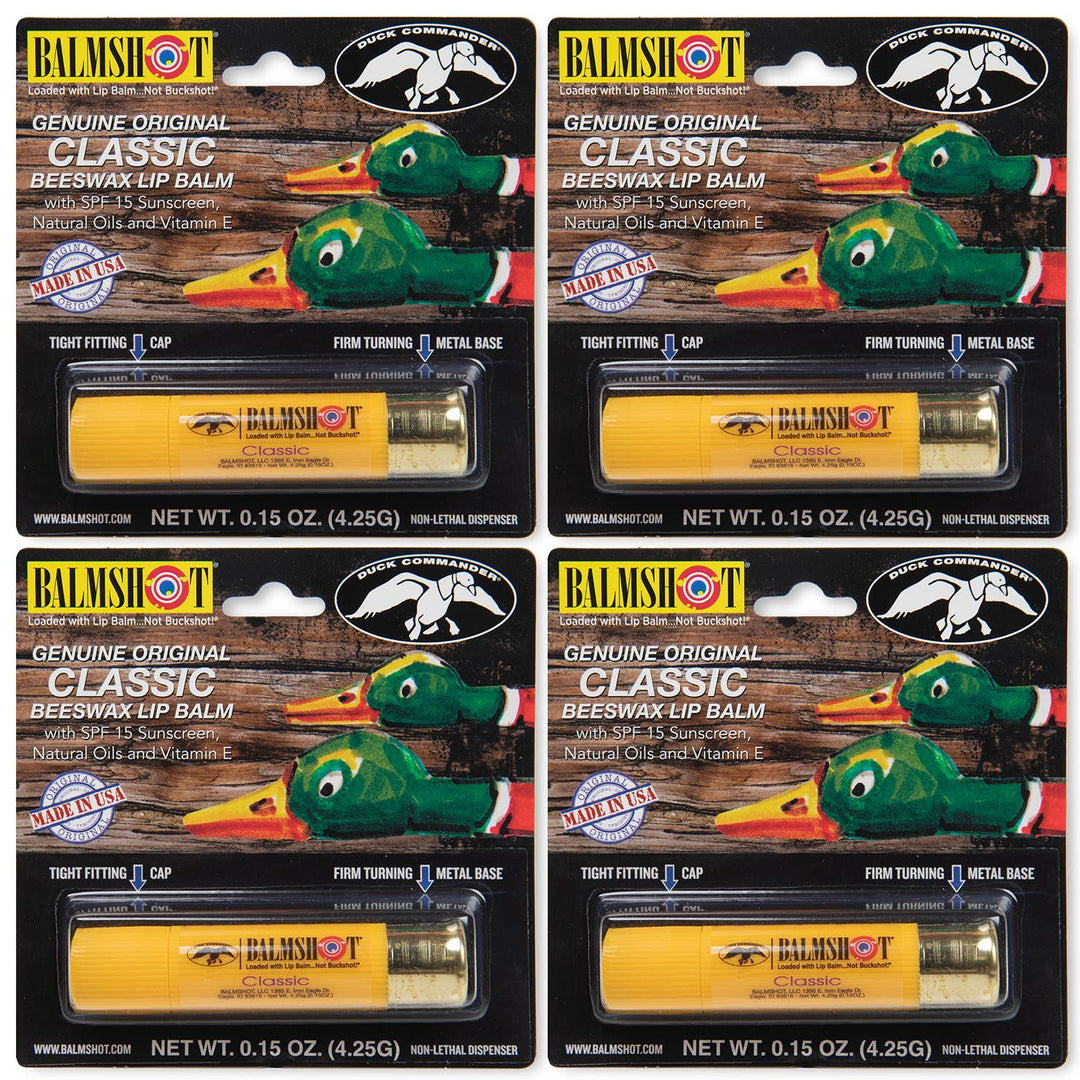 BALMSHOT Lip Balm - Shotgun Shell Lip Balm | Classic Vanilla | Duck Commander