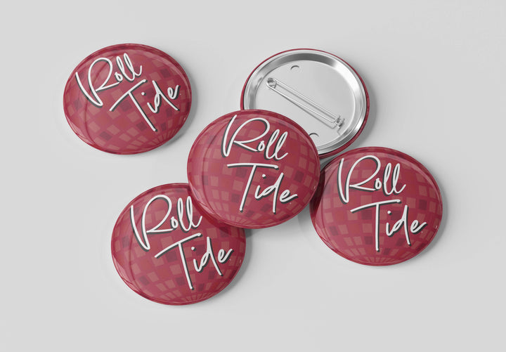 Alabama Roll Tide Disco Button