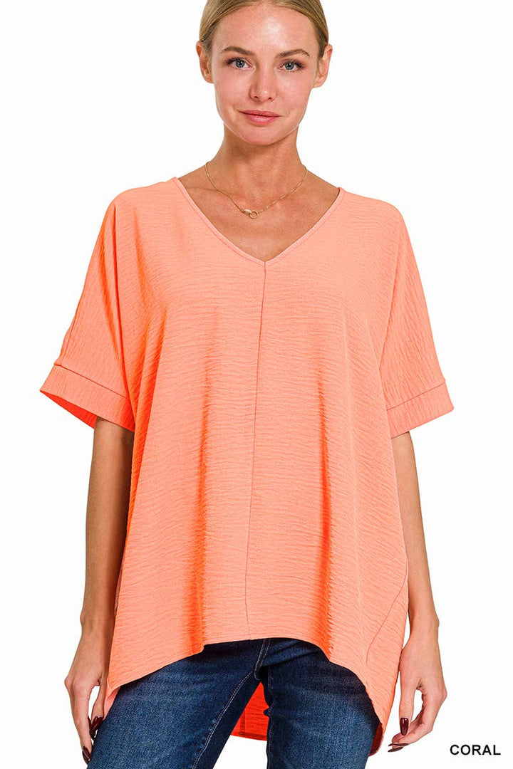 42POPS - Airflow Dolman Short Sleeve Top