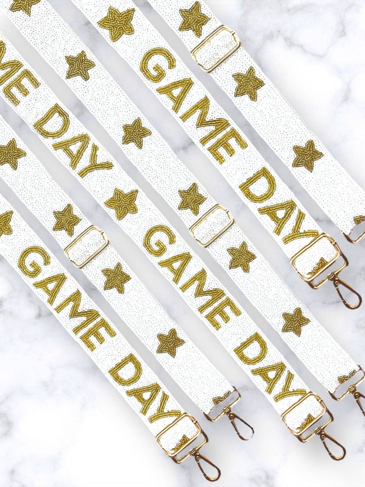 Green Game Day- Adjustable Beaded Strap |Perfect for Stadium Bags Concert -Game Day Crossbody Sports Team Football Tailgating-U MIAMI