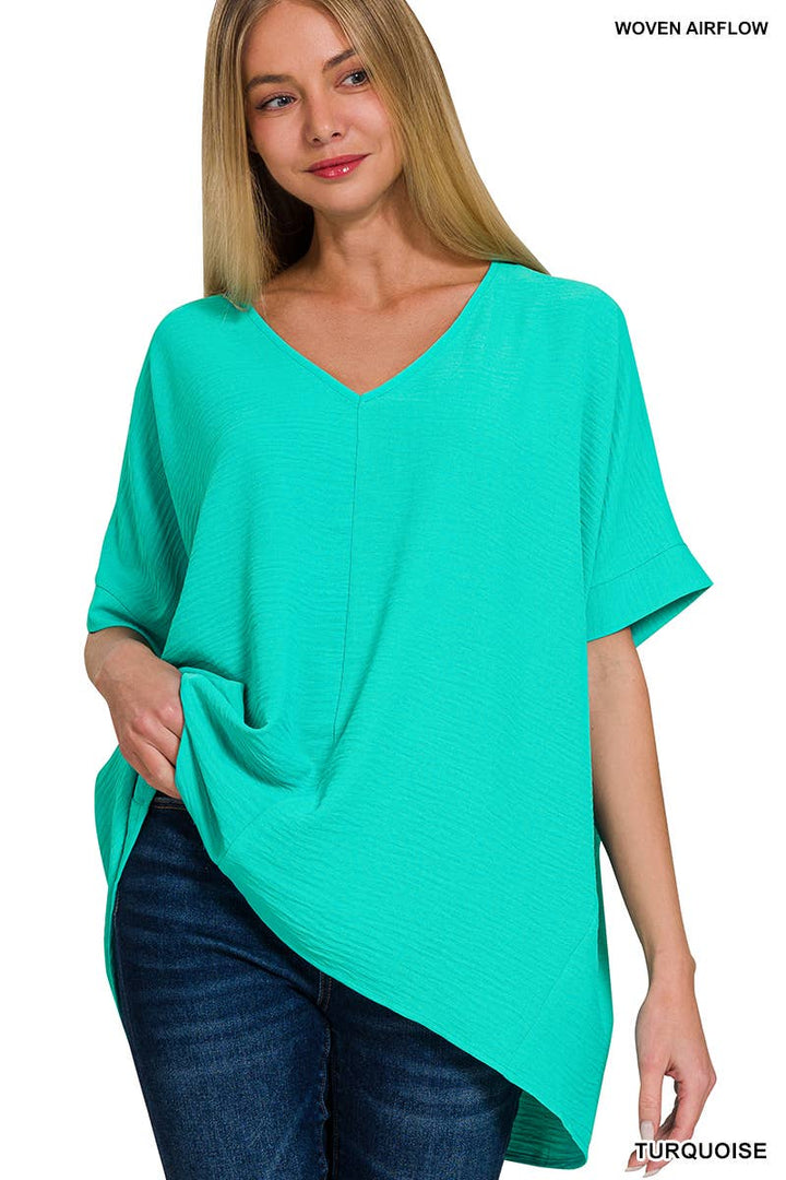 42POPS - Airflow Dolman Short Sleeve Top