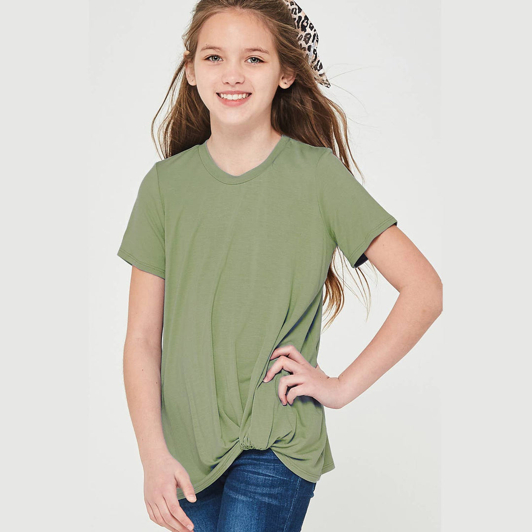 Twisted Knot Short Sleeve T shirt