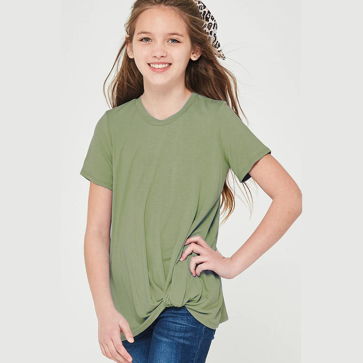 Twisted Knot Short Sleeve T shirt
