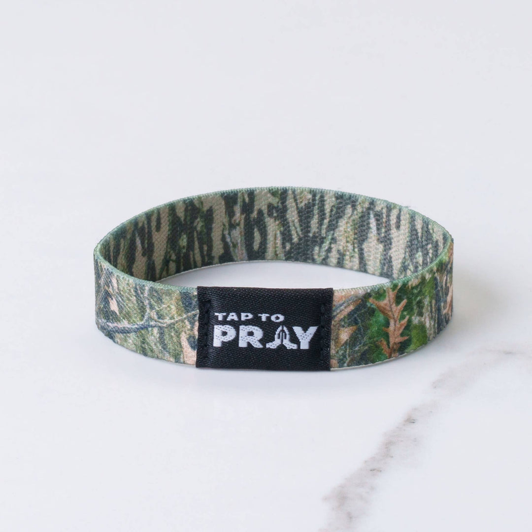 Versible - Tap To Pray™ Wristbands - Forest &amp; Tree Bark Camo