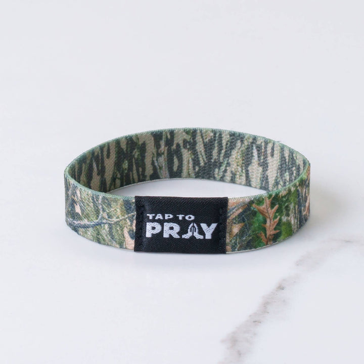 Versible - Tap To Pray™ Wristbands - Forest &amp; Tree Bark Camo