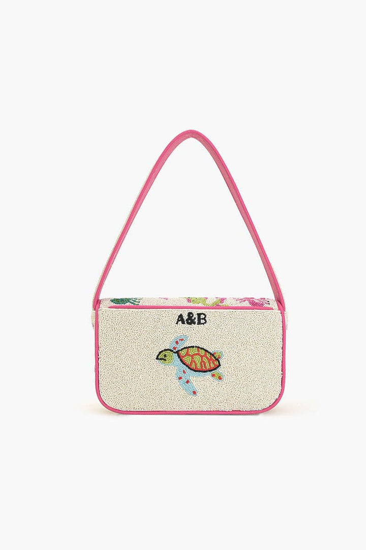 America &amp; Beyond - Underwater Tales Beaded Shoulder Bag