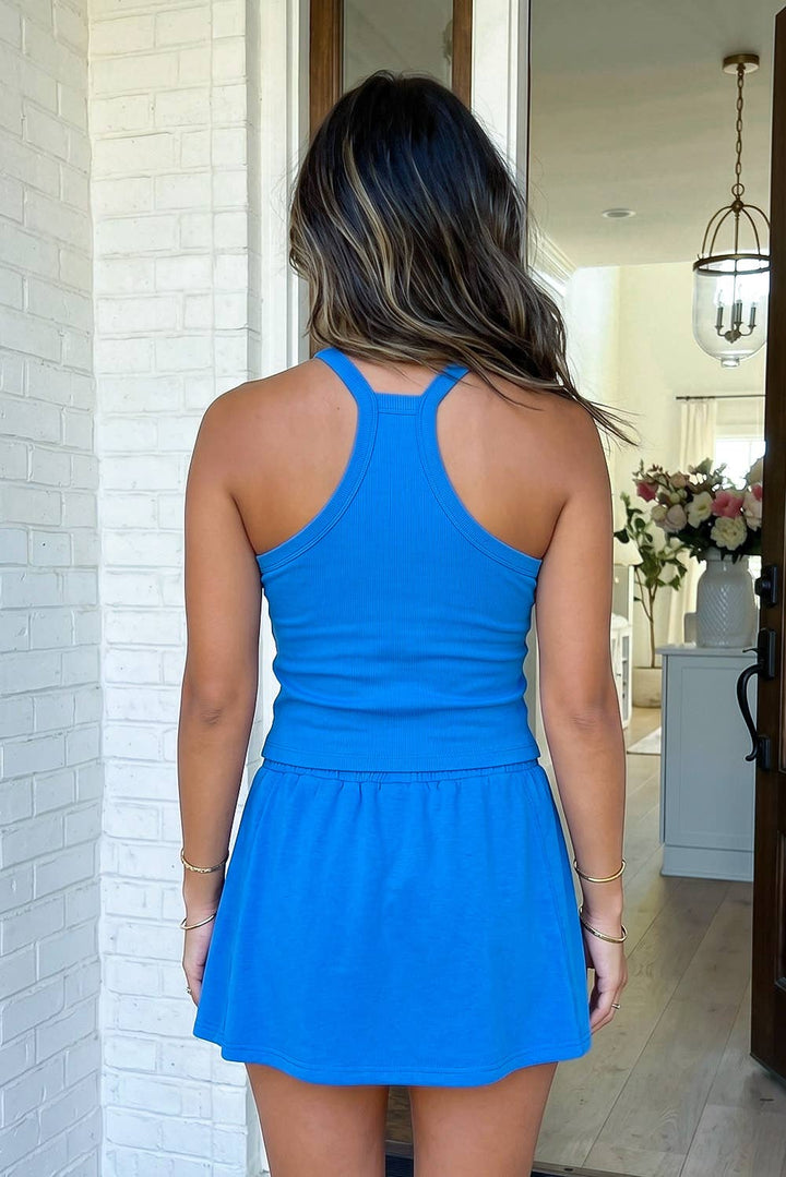 LA Society - LAS Slim Tank Top Mini Skort 2pcs Outfit (S-XL)