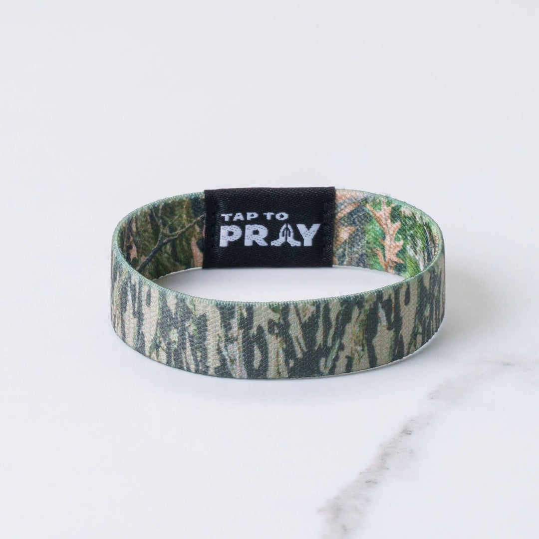 Versible - Tap To Pray™ Wristbands - Forest &amp; Tree Bark Camo