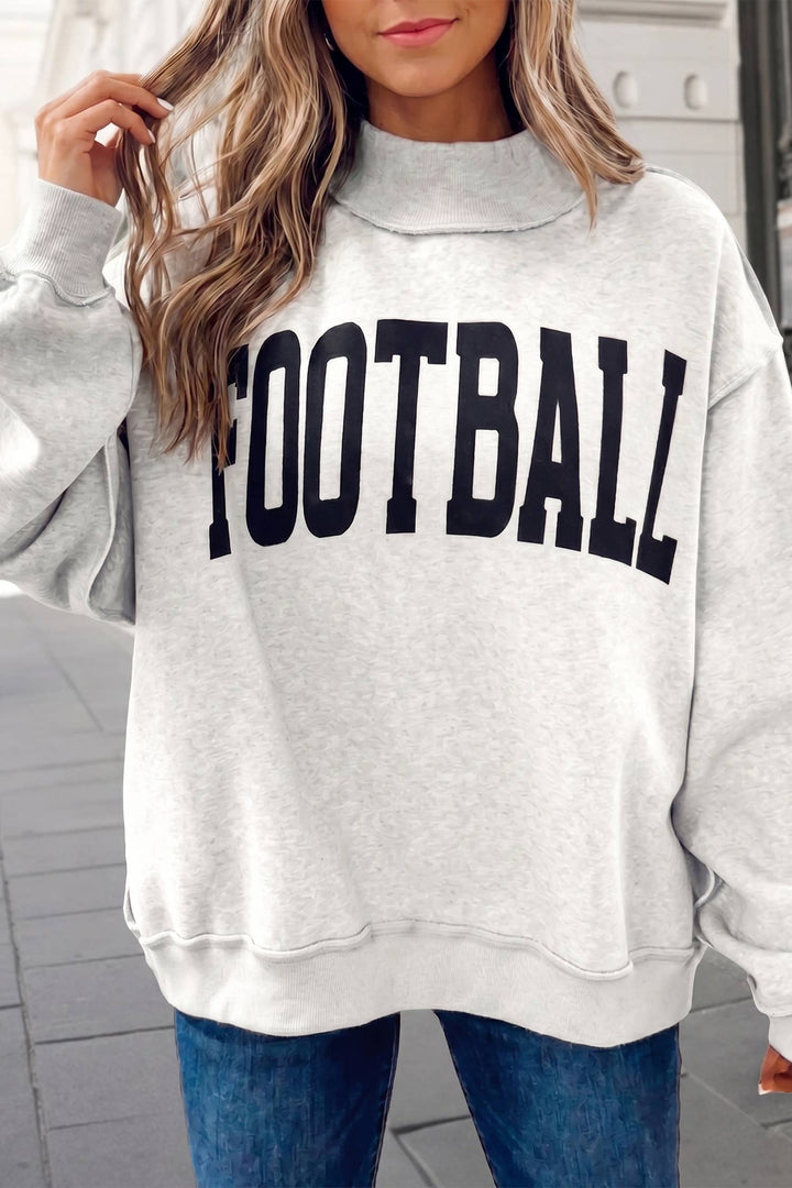 Football / Game Day Reversible Mock Neck Sweatshirt |